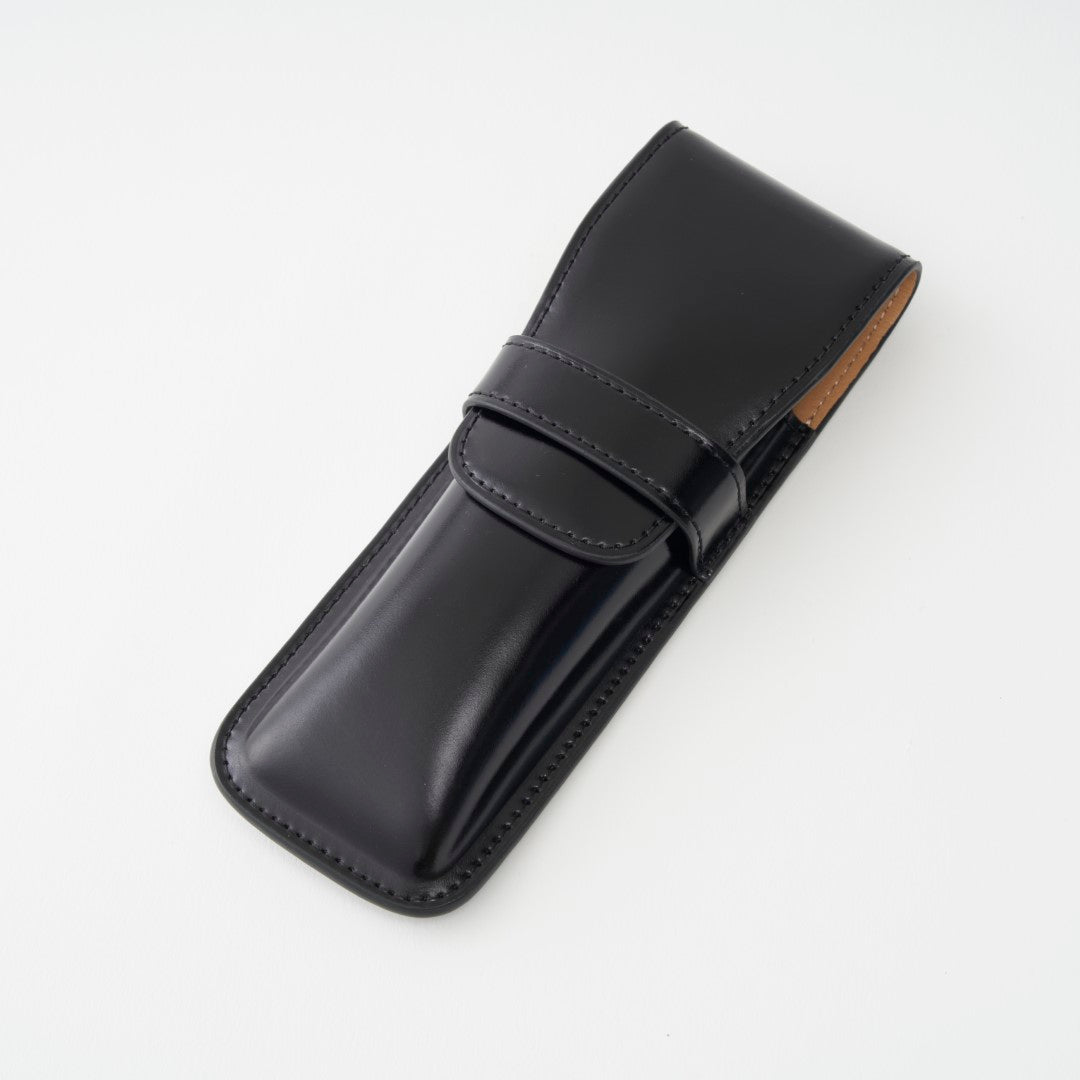 【ペンシース】BRELIO ATLANTIC LABEL｜Two Pen Sheath Cordovan