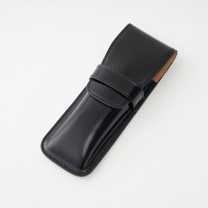【ペンシース】BRELIO ATLANTIC LABEL｜Two Pen Sheath Cordovan