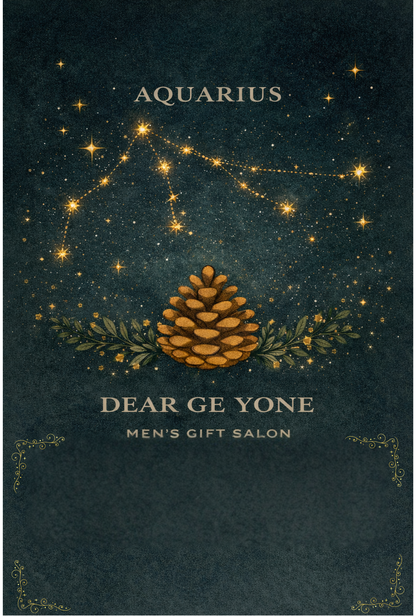 【バースデーカード】1月 みずがめ座 夜空に浮かぶ、言葉のひかり｜誕生日に想いを添える無料サービス (コピー)