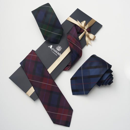 NEW!【ネクタイ】Aquascutum｜チェック