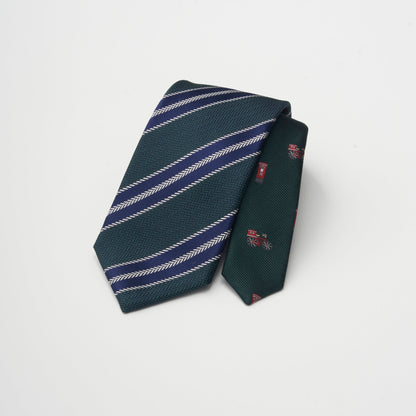 NEW!【ネクタイ】Aquascutum ｜クレリック ストライプ ロンドンポスト