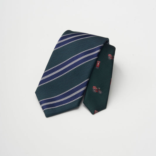 【ネクタイ】Aquascutum ｜クレリック ストライプ ロンドンポスト