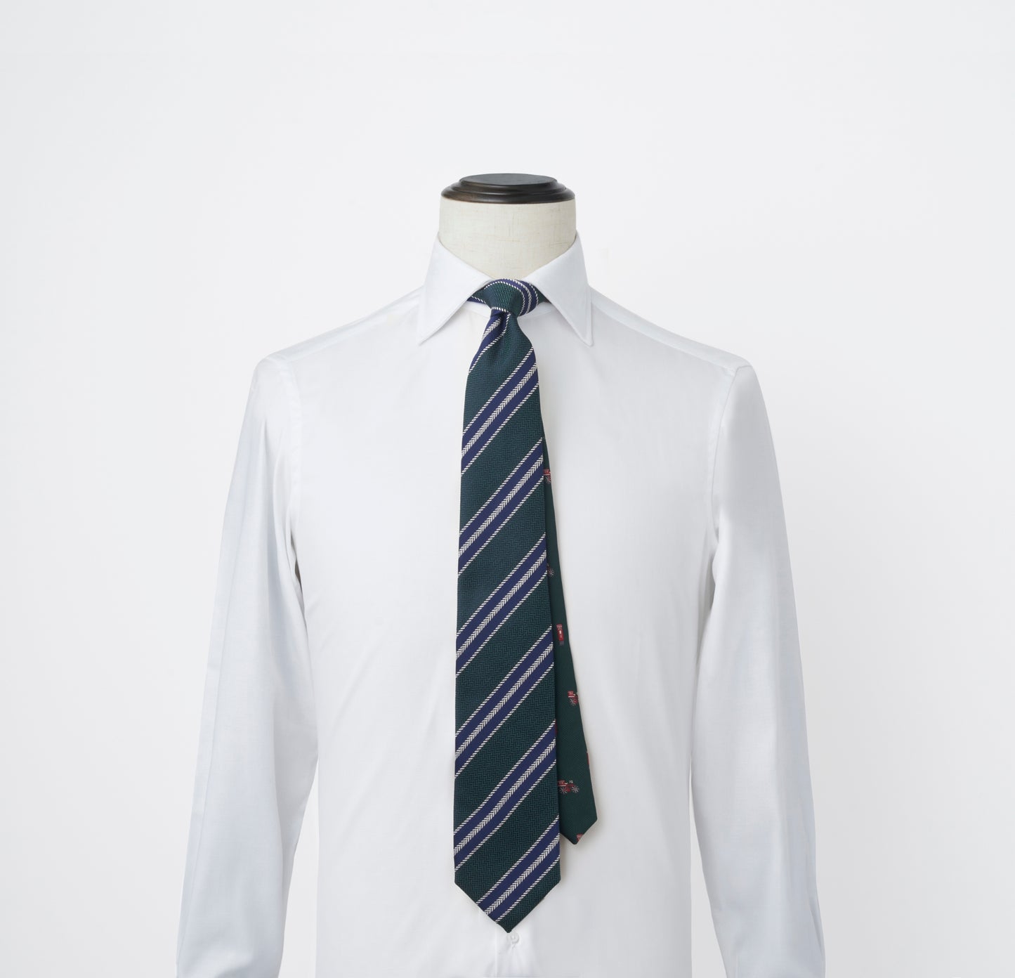 NEW!【ネクタイ】Aquascutum ｜クレリック ストライプ ロンドンポスト