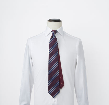 NEW!【ネクタイ】Aquascutum ｜クレリック ストライプ ロンドンポスト