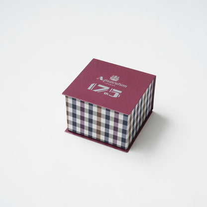 【ネクタイ】Aquascutum ｜175周年企画 ラペルピン BOXセット ギャバジンクラブチェック クレリックタイ 専用ギフトボックス