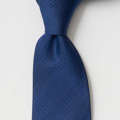 【ネクタイ】Aquascutum｜ ラペルピン BOXセット グレンチェックソリッド/ロンドンモチーフ クレリックタイ ダルブルー ブルー ノットアップ
