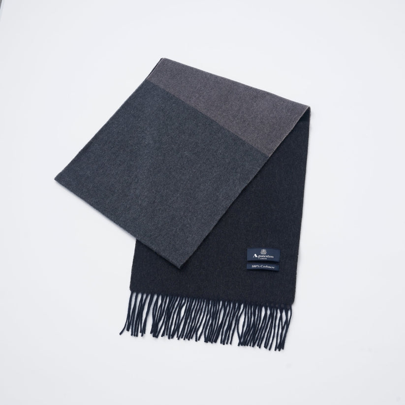 Aquascutum 3カラーソリッド マフラー（NE4）