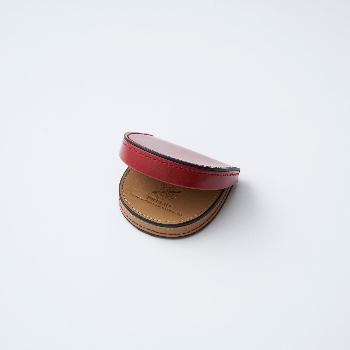 【財布】BRELIO ATLANTIC LABEL｜Horseshoe Coin Purse Cordovan