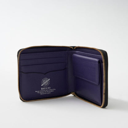 【財布】BRELIO ATLANTIC LABEL｜Round Zip Wallet Cordovan