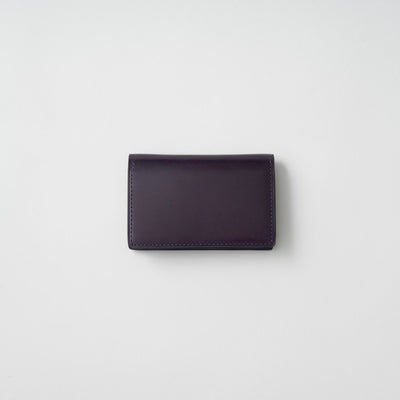 BRELIO ATLANTIC LABEL コードバン 名刺入れ パープル メンズギフト