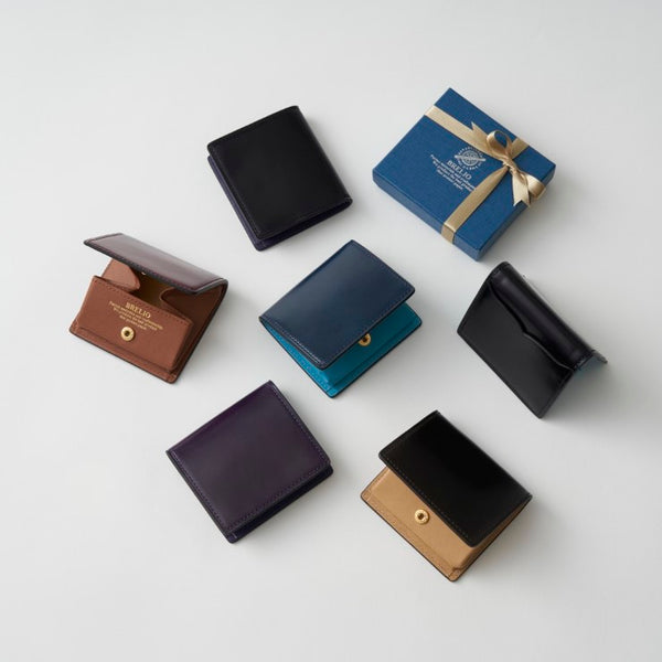 ブレイリオ アトランティックレーベル Box Coin Purse Cordovan