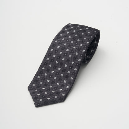 【ネクタイ】D'URBAN｜HACHIOJI 小紋 グレー