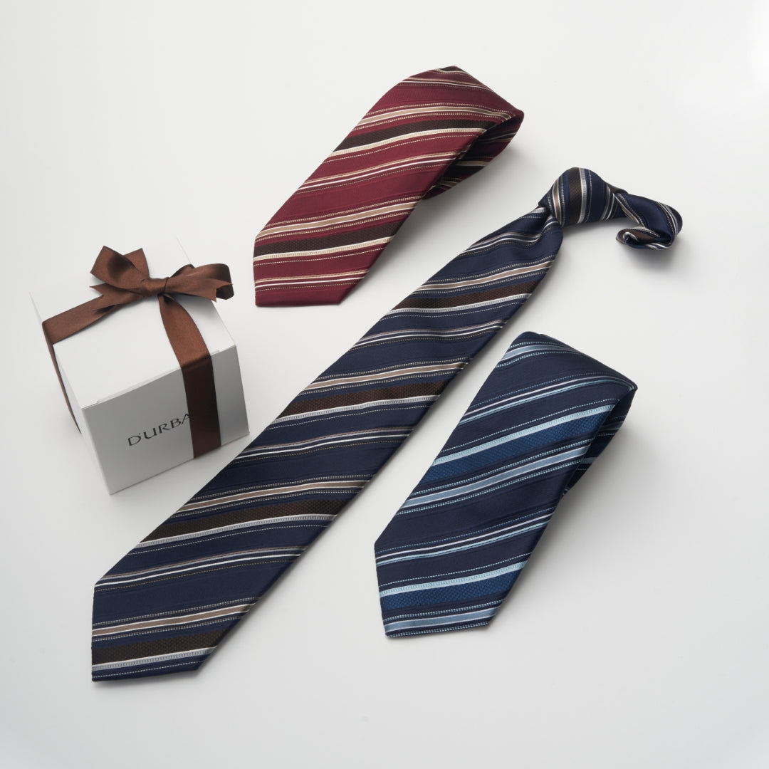 【ネクタイ】D'URBAN｜HACHIOJI ストライプ