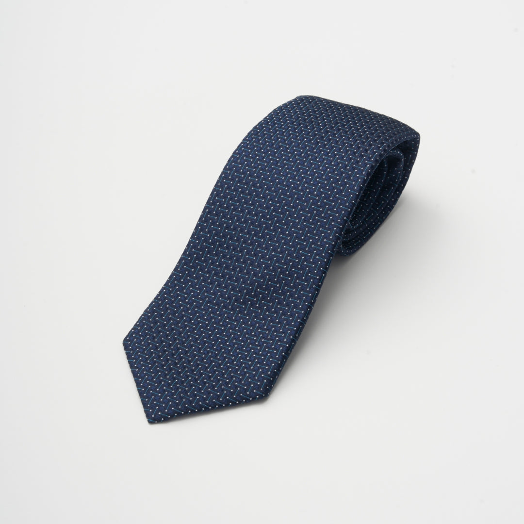 【ネクタイ】D'URBAN｜HACHIOJI マイクロ ターコイズ