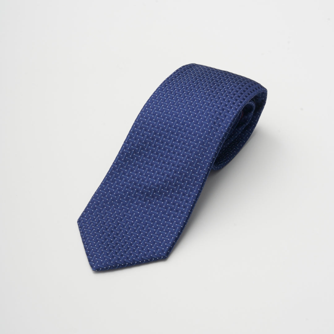 【ネクタイ】D'URBAN｜HACHIOJI マイクロ ネイビー