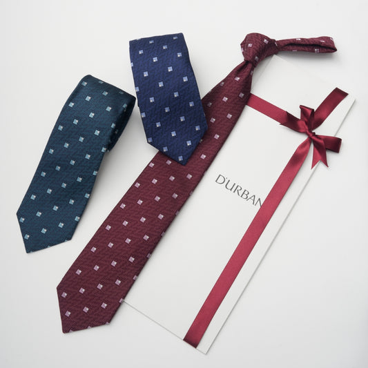 【ネクタイ】D'URBAN｜甲州織 小紋柄