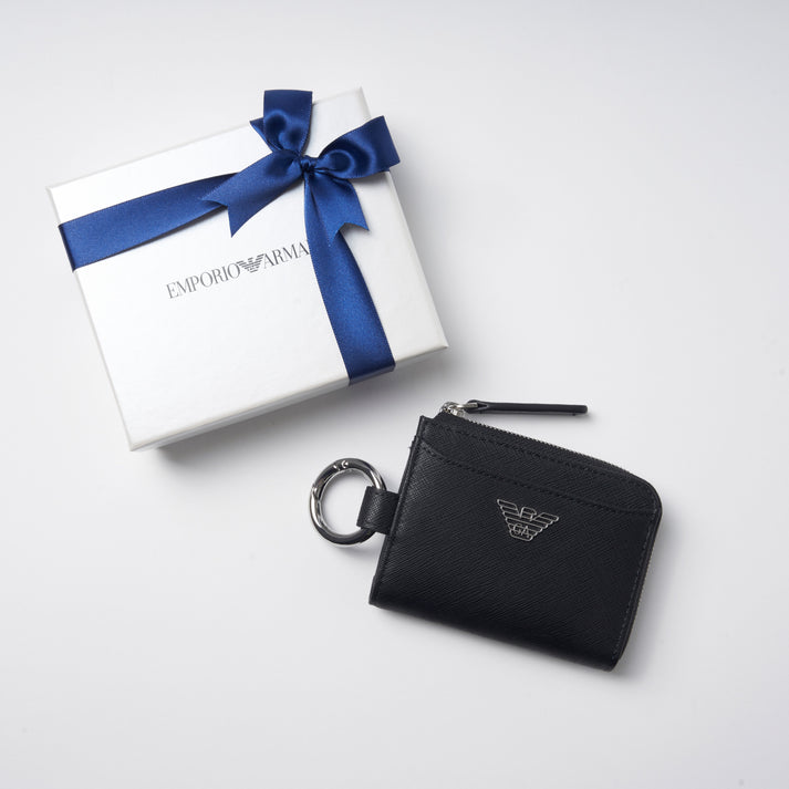 EMPORIO ARMANI コンパクトウォレット ラウンドジップ