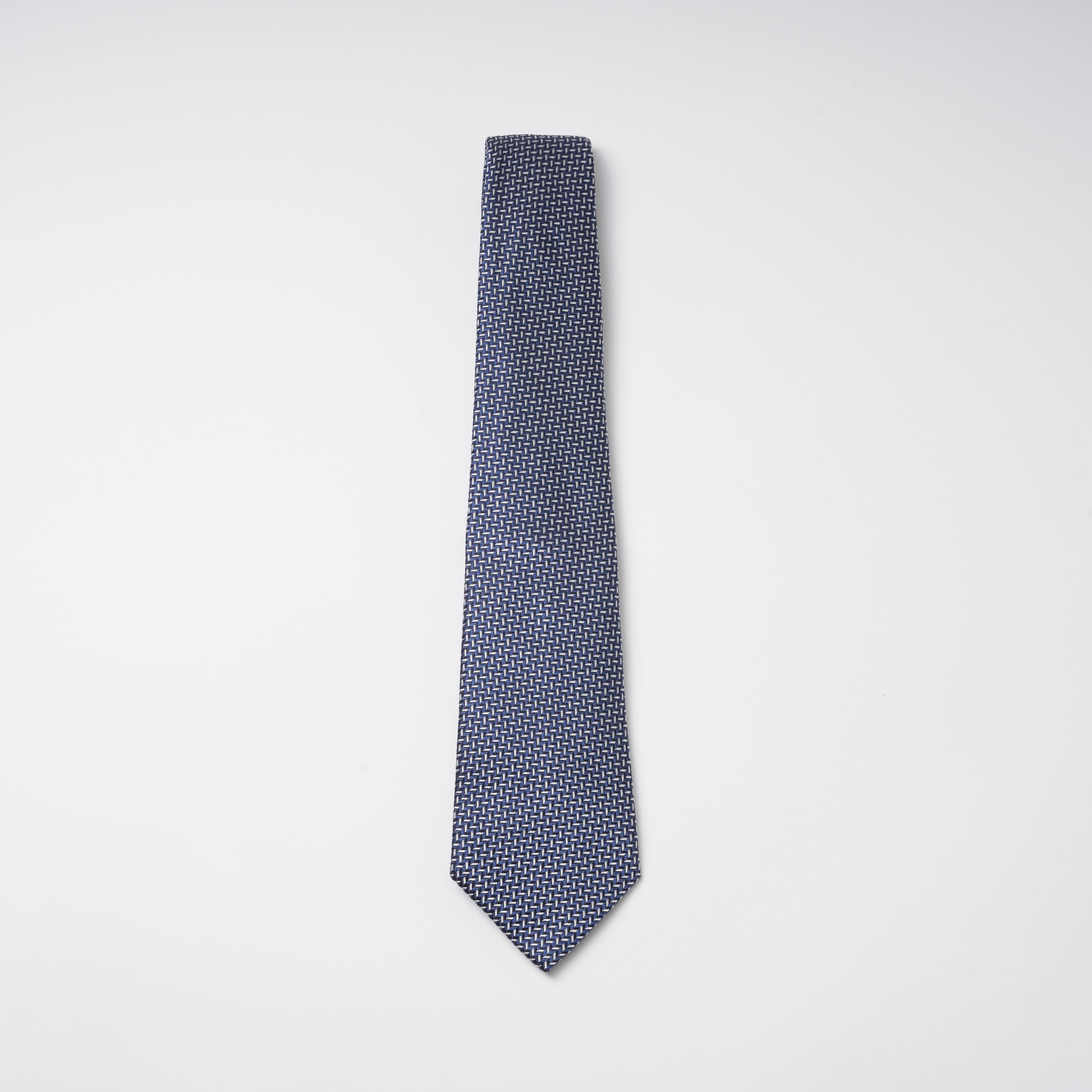 エンポリオ アルマーニ ネクタイ（ネイビー・マイクロパターン）