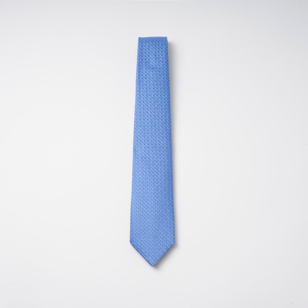 【ネクタイ】EMPORIO ARMANI｜マイクロパターン ライトブルー サックス