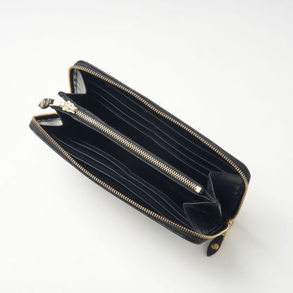 【財布】GLENROYAL（グレンロイヤル）｜Round Zip-Wallet Bridle Leather 黒