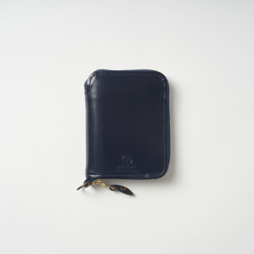 【財布】GLENROYAL（グレンロイヤル）｜Zip-Around Small Wallet ダークネイビー