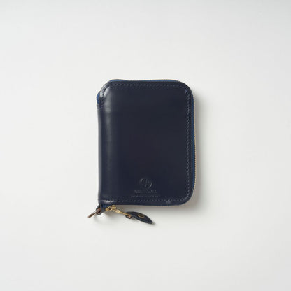 【財布】GLENROYAL（グレンロイヤル）｜Zip-Around Small Wallet ダークネイビー