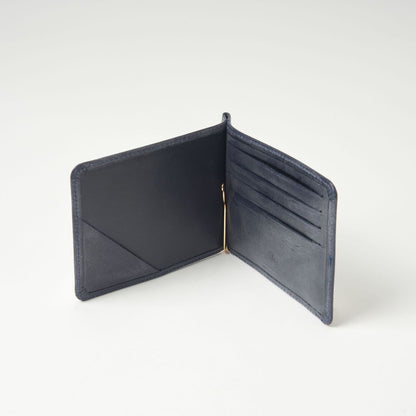 【財布】GLENROYAL（グレンロイヤル）｜Money Clip Bridle Leather ダークネイビー