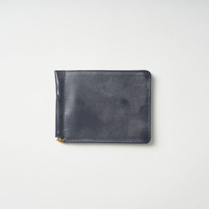 【財布】GLENROYAL（グレンロイヤル）｜Money Clip Bridle Leather ダークネイビー