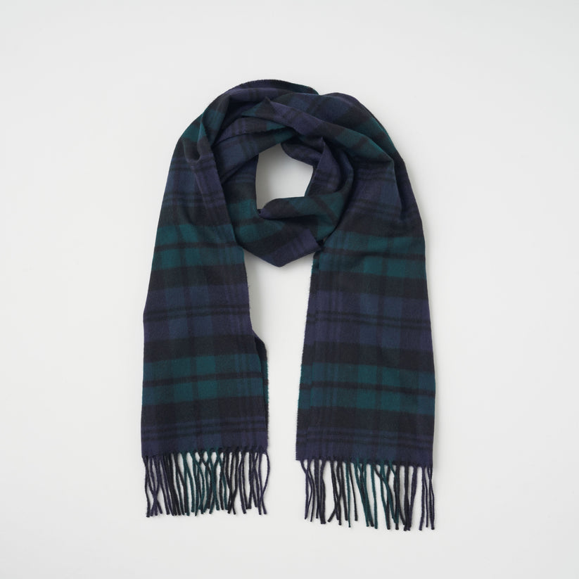 Johnstons of Elgin マフラー ブラックウォッチ