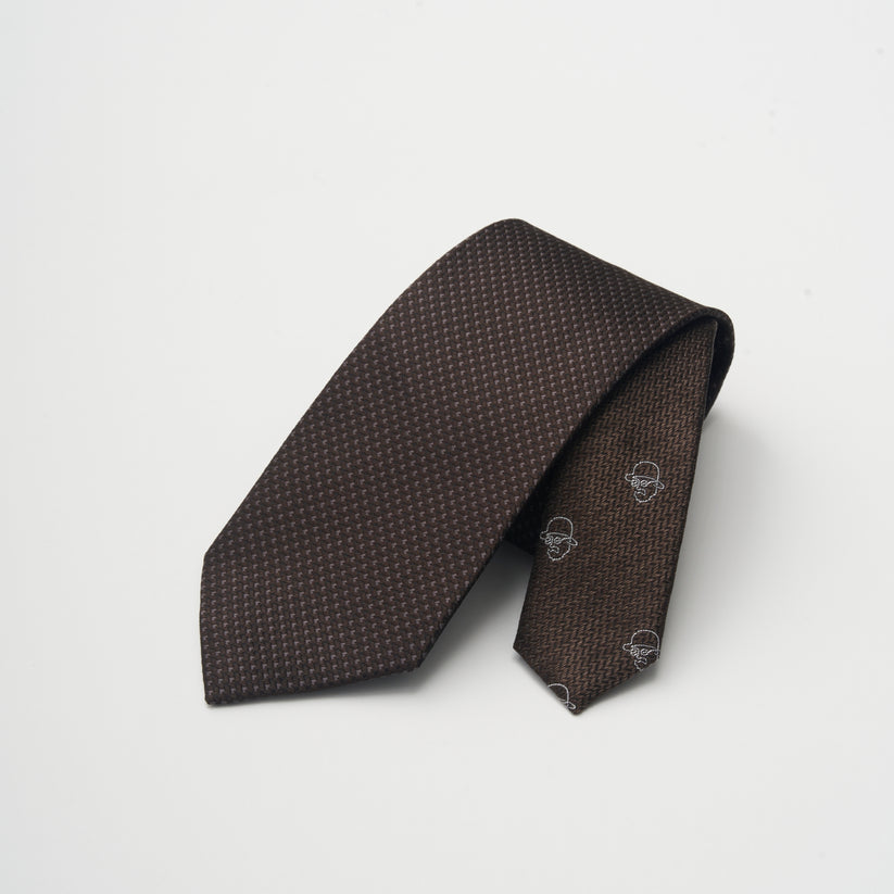 TAKEO KIKUCHI クレリック メランジ調 ネクタイ