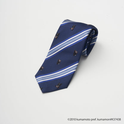 【ネクタイ】くまモン ストライプ