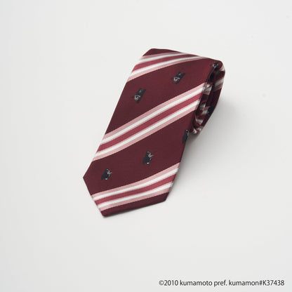 【ネクタイ】くまモン ストライプ