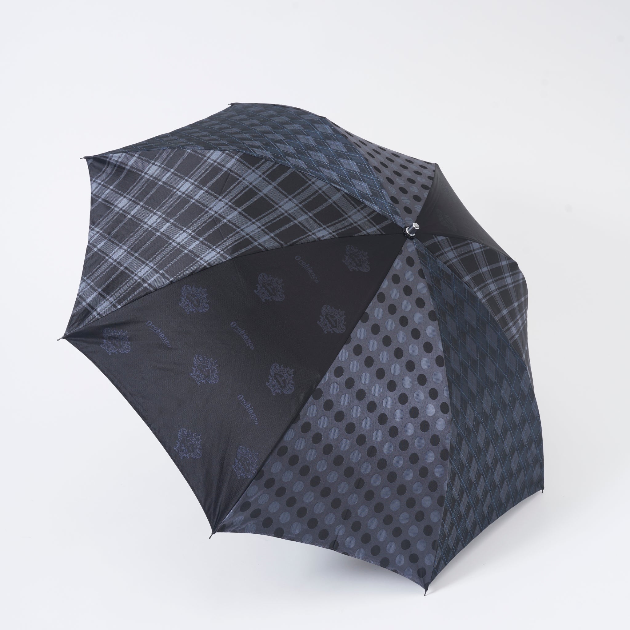 オロビアンコ パッチワーク柄折りたたみ傘